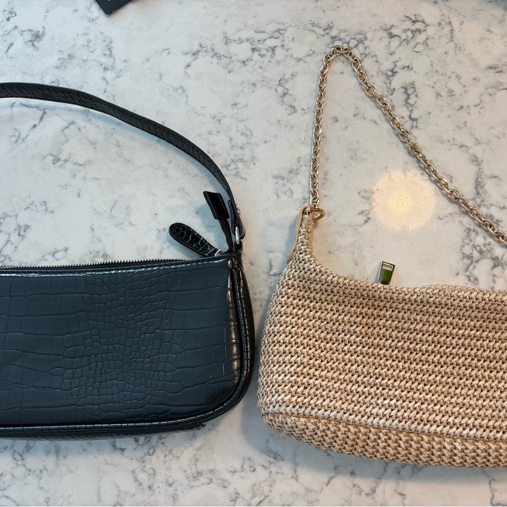 Black and Tan Women's Handbag Set. Great condition!
